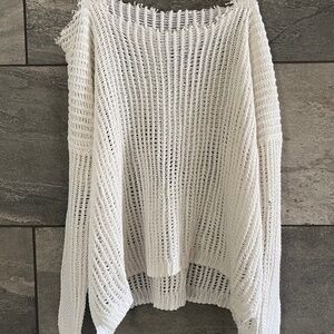 Oversized knit sweater